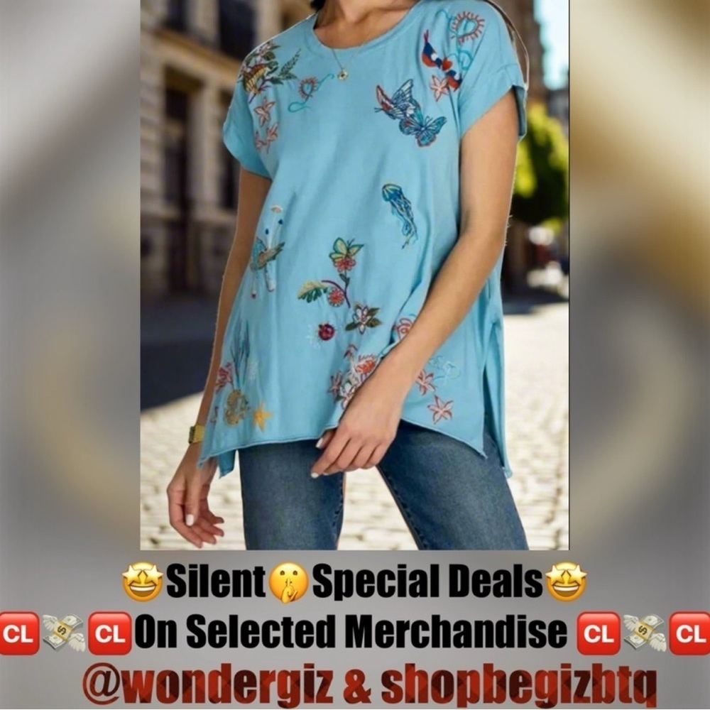 🔥🔥🔥ONE ITEM DEAL OF THE DAY JOHNNY WAS TUNIC MEDIUM Reduced Buy Now & Save